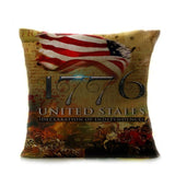 Vintage American Flag pillowcase for the pillow 45*45 velvet pillow cover pillowcase