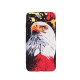 American Eagle Print Embossed Phone Case Slim Fit Soft TPU Case Shockproof Anti-scratch Phone Cover Case for iPhone