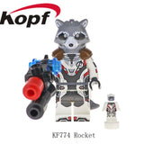 Legoed Building Blocks Avengers 4 End Game Space Captain American Thor Hawkeye Action Figures Model Gift Toys For Children KF770