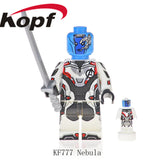 Legoed Building Blocks Avengers 4 End Game Space Captain American Thor Hawkeye Action Figures Model Gift Toys For Children KF770