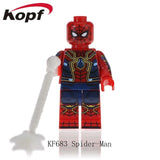 Legoed Building Blocks Avengers 4 End Game Space Captain American Thor Hawkeye Action Figures Model Gift Toys For Children KF770