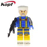 Legoed Building Blocks Avengers 4 End Game Space Captain American Thor Hawkeye Action Figures Model Gift Toys For Children KF770